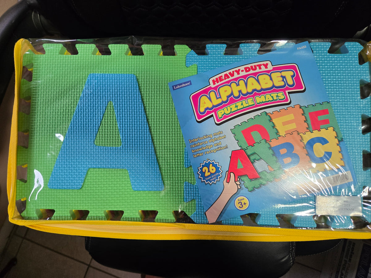 Alphabet puzzle mats