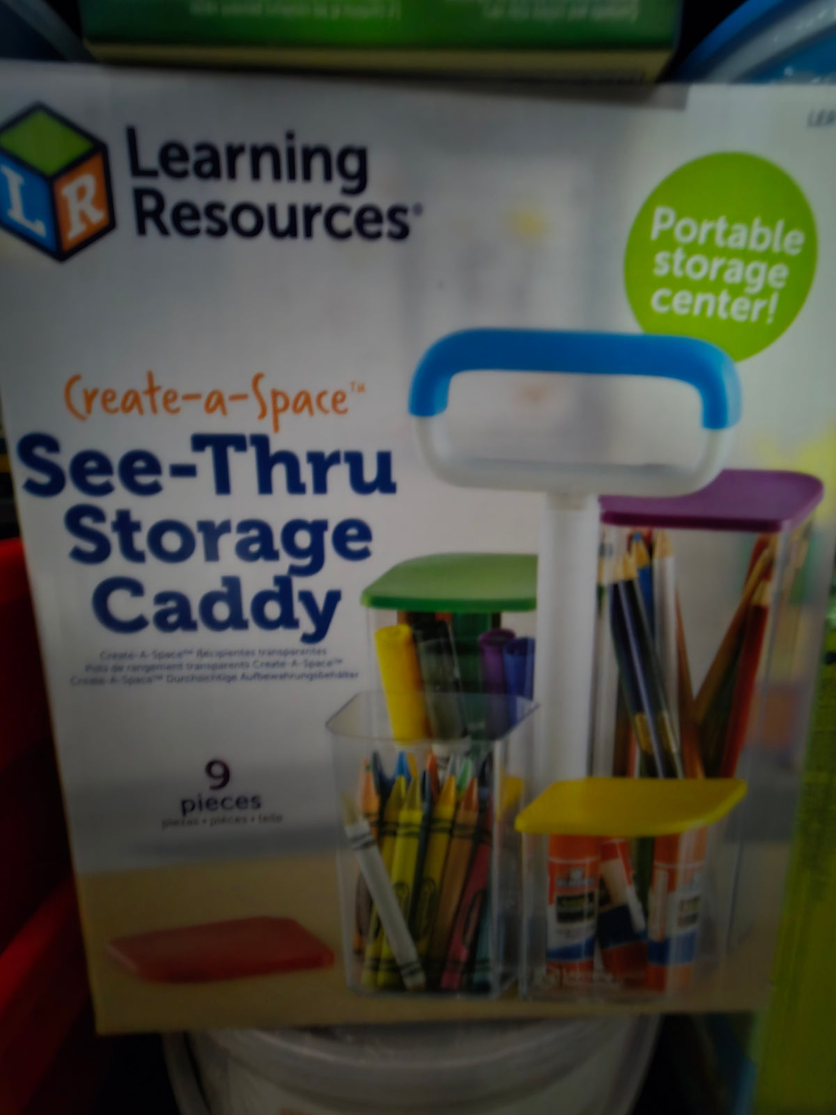 See-thru storage caddy!