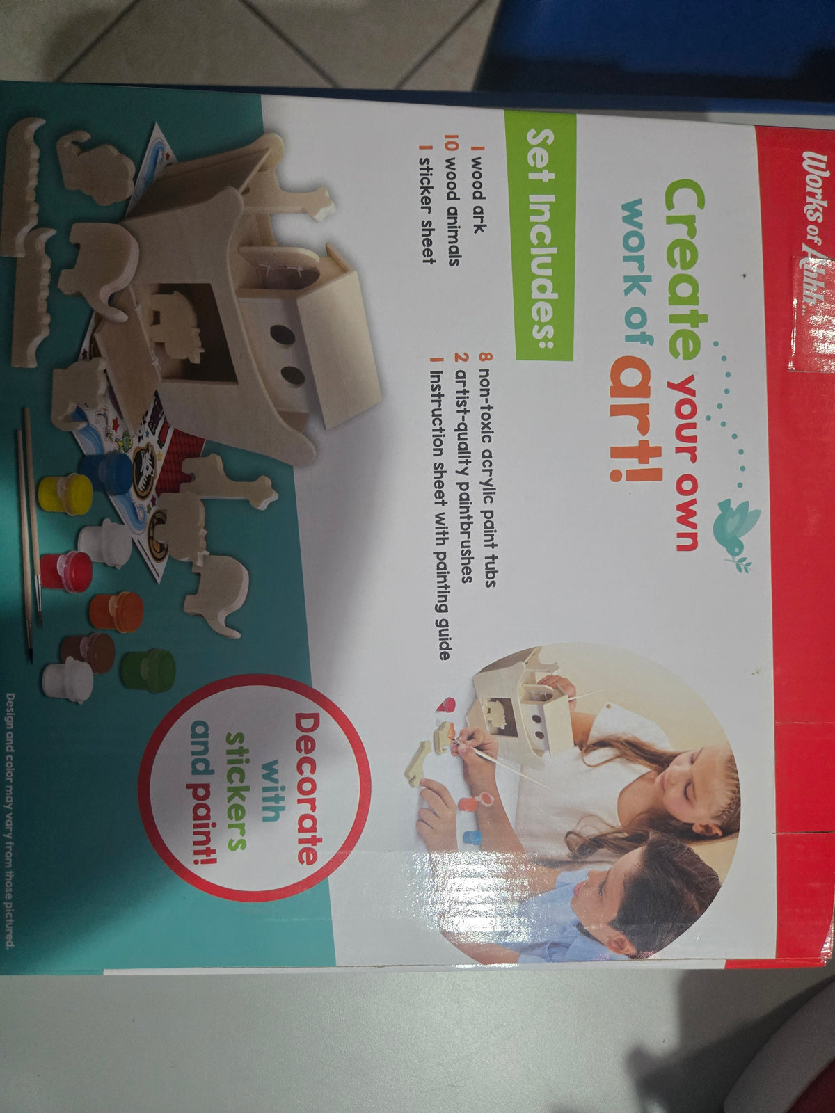 Paint your own Noah's ark
