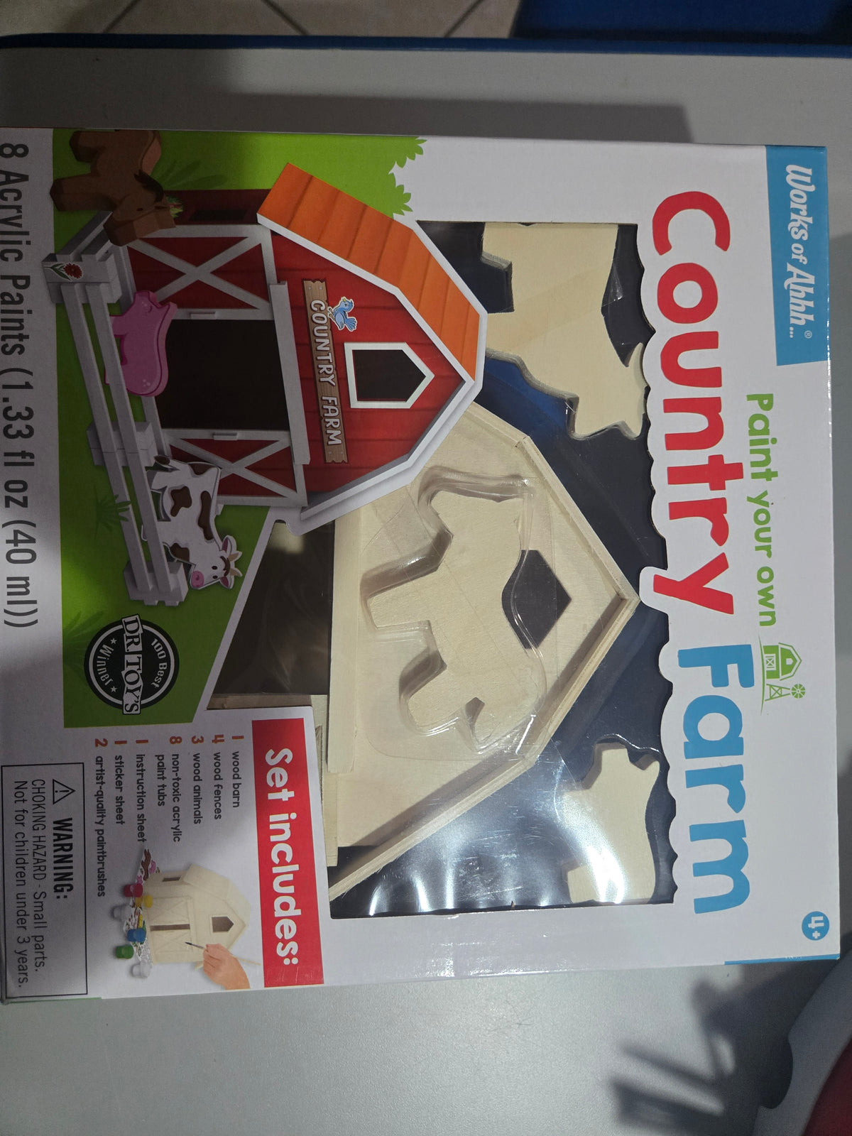 Paint your own country farm