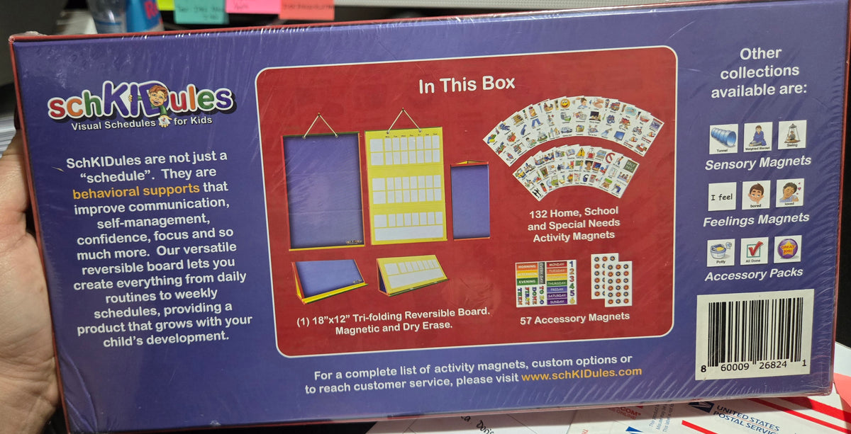 Visual schedule magnetic