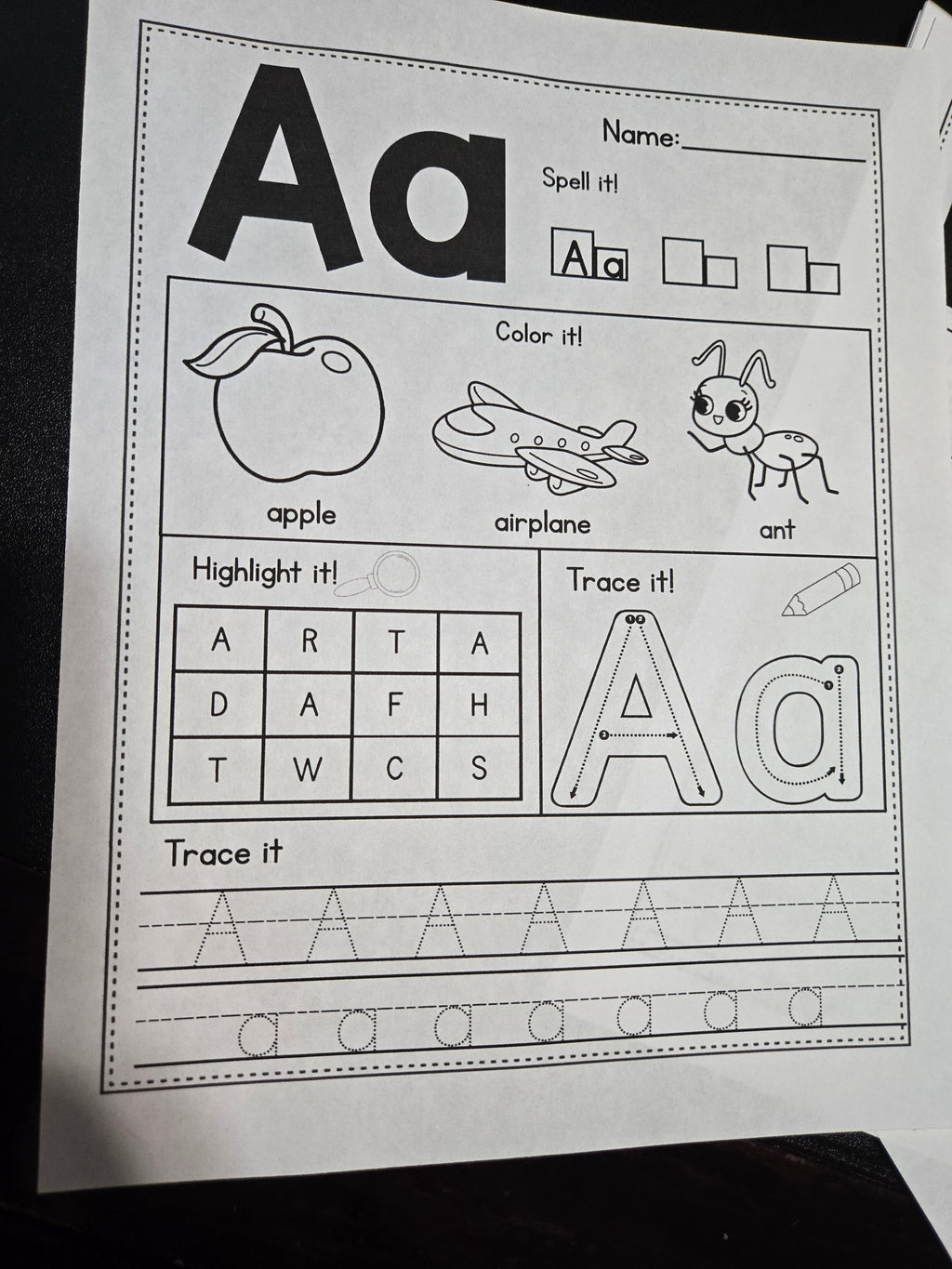 Abc worksheets NON BOUND