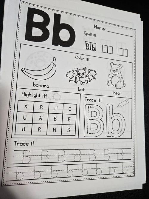 Abc worksheets NON BOUND