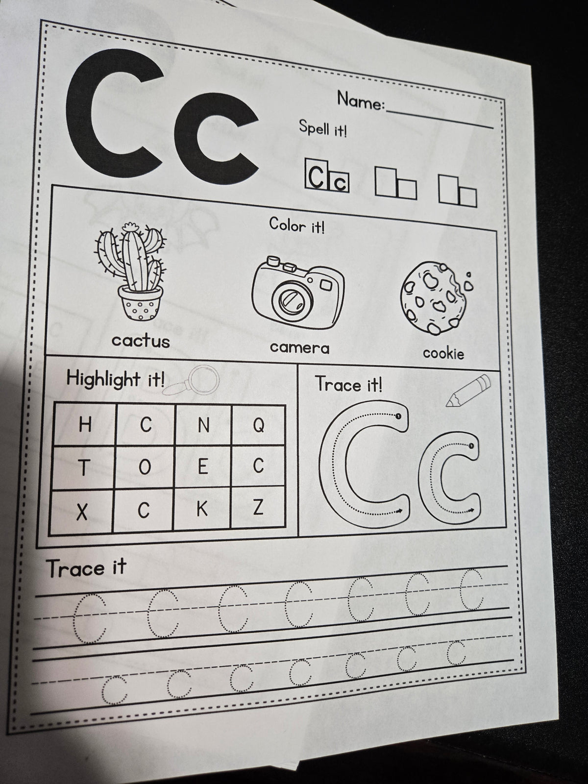 Abc worksheets NON BOUND