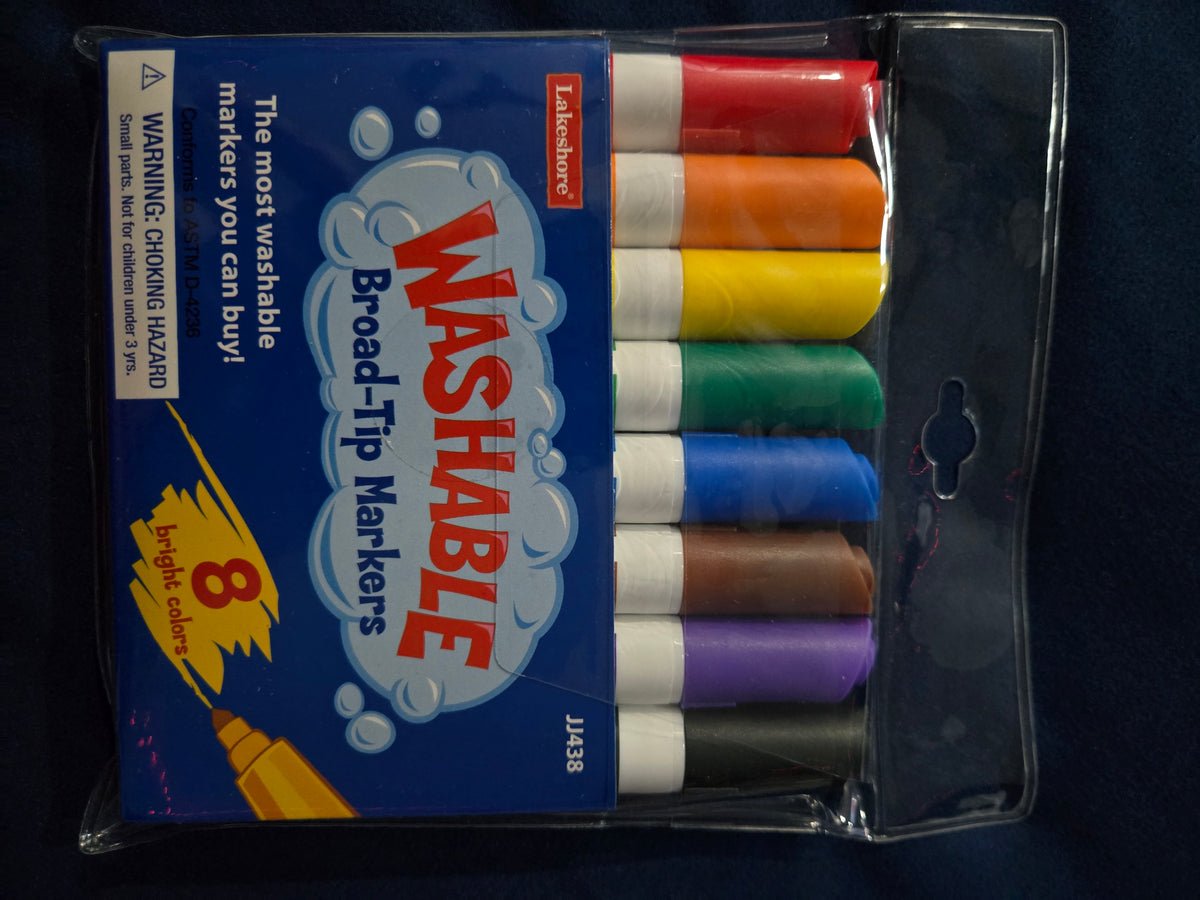Lakeshore Washable broad tip markers