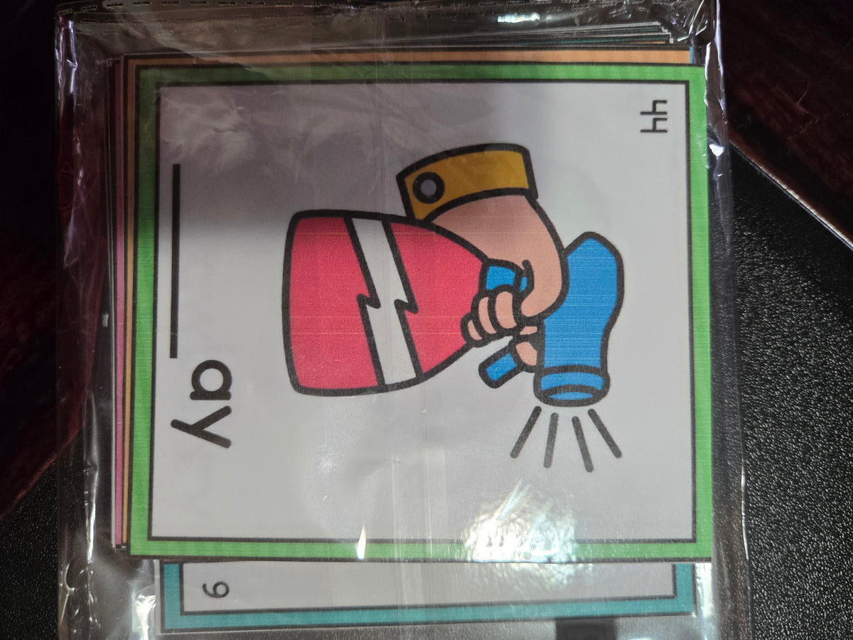 Beginning letters cards