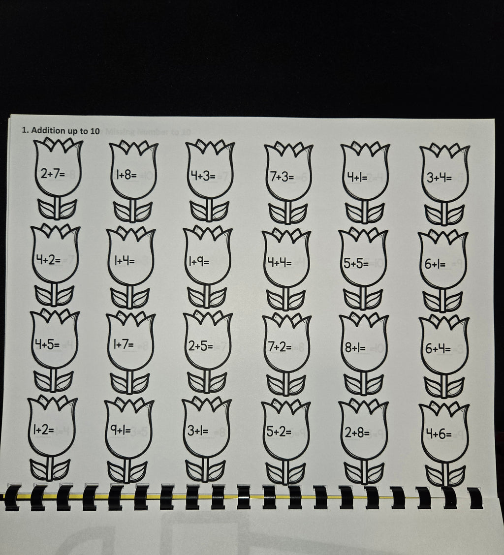 Workbook math activities