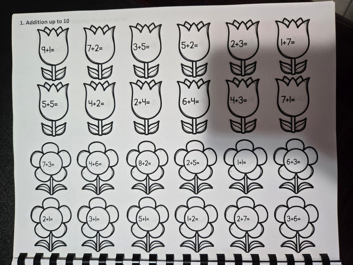 Workbook math activities
