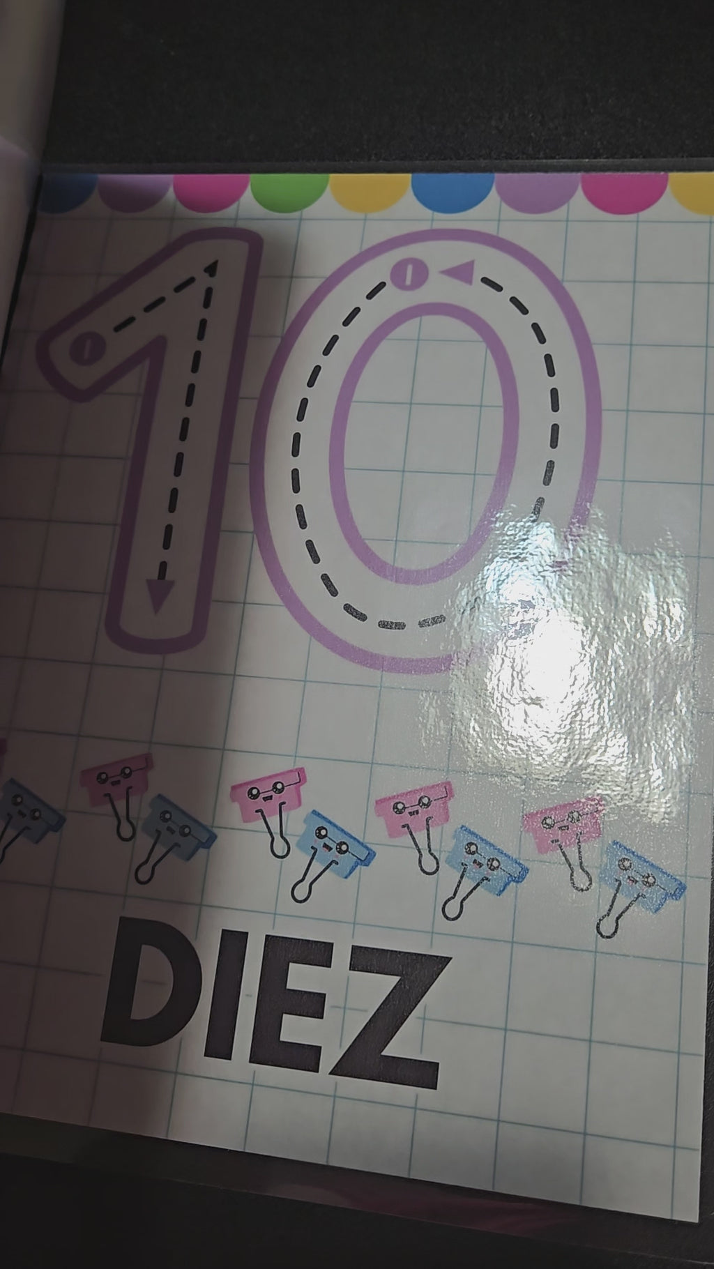 Trazar los numeros