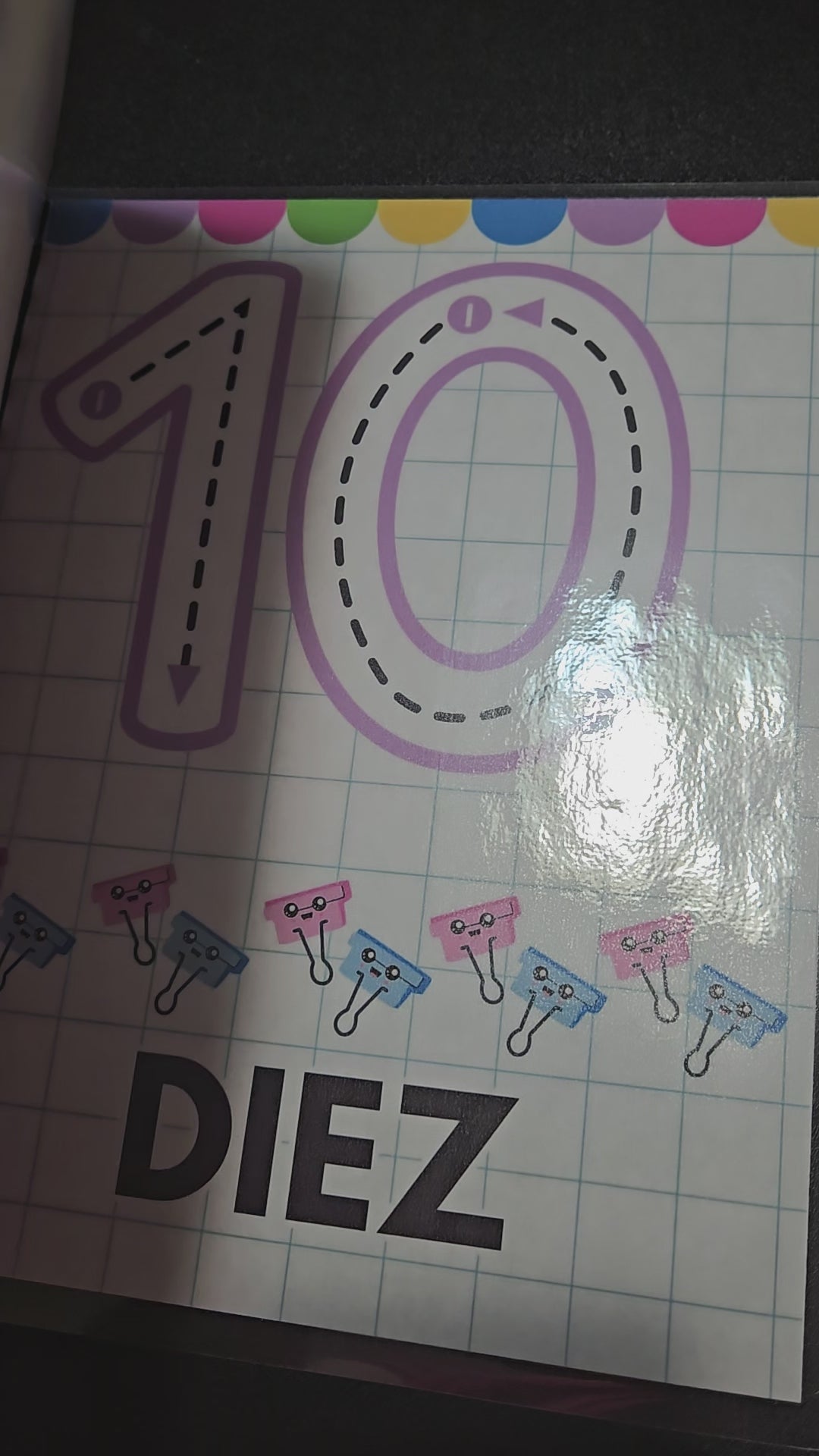 Trazar los numeros