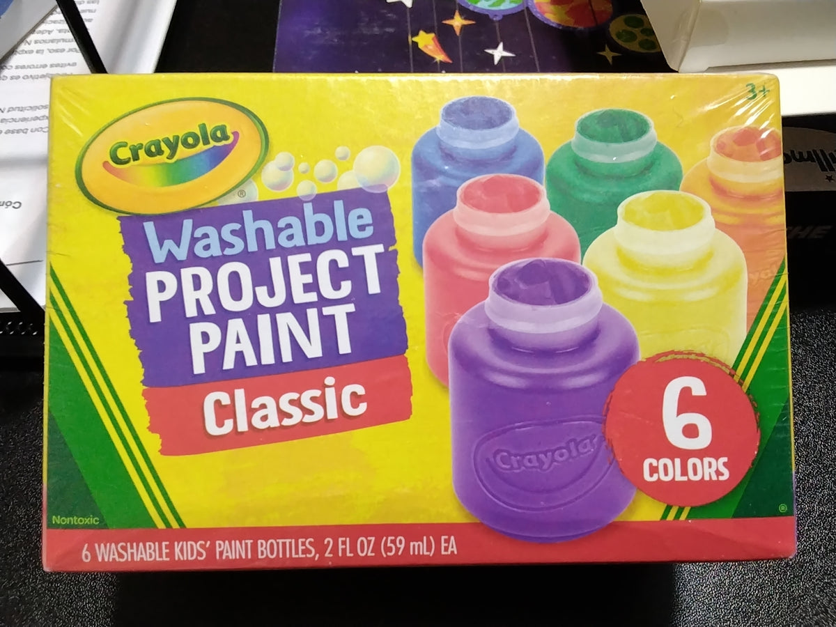 Washable project paint 6 bottles