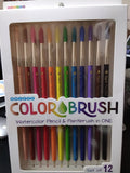Watercolor pencil and paintbrush in one!
